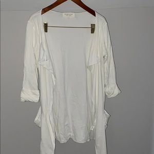 Demy Lee Open White  Cardigan